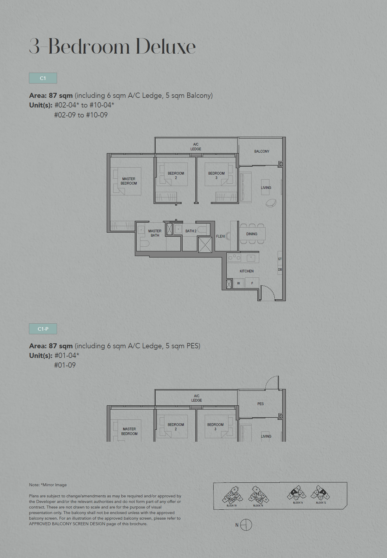 Floor plan, SORA. Type C1, 87 sqm / 936 sq ft. Unit #02-04 at $2,148,000.